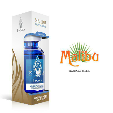 30ml MALIBU 3mg 70% VG eLiquid (With Nicotine, Very Low) - eLiquid by Halo