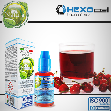 30ml WILD CHERRY 0mg Υγρό Αναπλήρωσης ( Χωρίς Νικοτίνη ) - Natura Υγρά Αναπλήρωσης από την HEXOcell