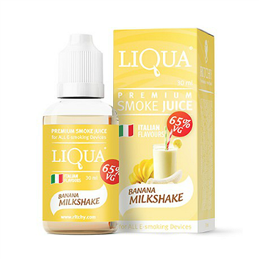 30ml LIQUA C BANANA MILKSHAKE 9mg 65% VG eLiquid (With Nicotine, Medium) - eLiquid by Ritchy