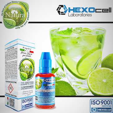 30ml MOJITO 9mg Υγρό Αναπλήρωσης (Με Νικοτίνη, Μεσαίο ) - Natura Υγρά Αναπλήρωσης από την HEXOcell