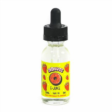 30ml STRAWBERRY DONUTS 3mg 80% VG eLiquid (With Nicotine, Very Low) - eLiquid by Marina Vape