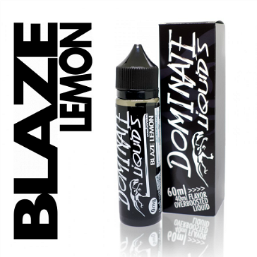 D.I.Y. - 40ml BLAZE LEMON 0mg High VG TPD Compliant Shake & Vape eLiquid by Dominate