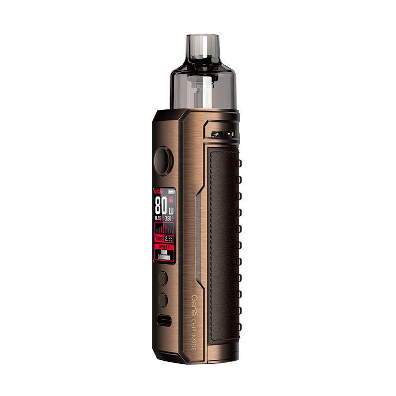 ΚΑΣΕΤΙΝΑ - VOOPOO DRAG X 80W TC + POD TANK 4.5ML ( BRONZE NIGHT / ΧΑΛΚΙΝΟ )