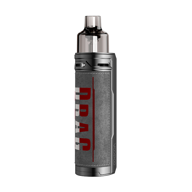 ΚΑΣΕΤΙΝΑ - VOOPOO DRAG X 80W TC + POD TANK 4.5ML ( IRON KNIGHT / ΓΚΡΙ ΜΕ ΑΣΠΡΟΚΟΚΚΙΝΑ ΓΡΑΜΜΑΤΑ )