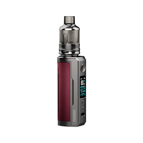 ΚΑΣΕΤΙΝΑ - VOOPOO DRAG X PLUS 100W + TPP POD TANK ( MARSALA / ΣΚΟΥΡΟ ΚΟΚΚΙΝΟ )