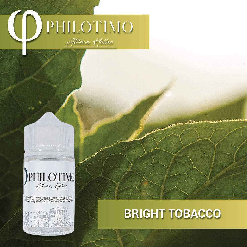 MIX & SHAKE - PHILOTIMO 30/60ML - BRIGHT TOBACCO (ΕΚΠΛΗΚΤΙΚΗ ΓΕΥΣΗ ΑΠΟ ΜΕΙΓΜΑ ΞΑΝΘΟΥ ΚΑΠΝΟΥ ΜΕ ΑΠΑΛΗ ΕΠΙΓΕΥΣΗ ΣΟΚΟΛΑΤΑΣ ΓΑΛΑΚΤΟΣ)