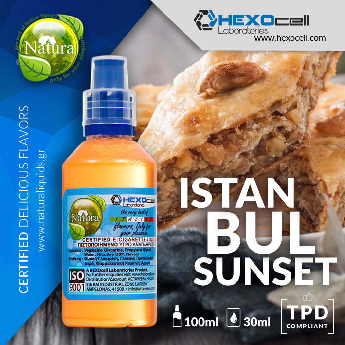 MIX & SHAKE - NATURA 30/60ML - ISTANBUL SUNSET (ΜΠΑΚΛΑΒΑΣ)