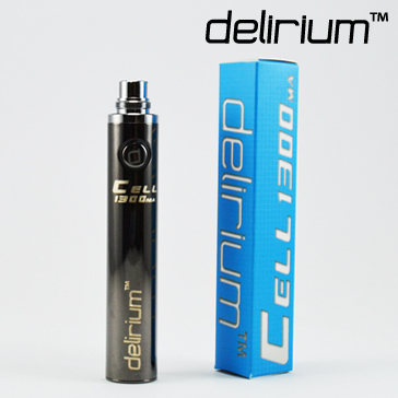 ΜΠΑΤΑΡΙΑ - DELIRIUM CELL 1300mA eGo/eVod Υψηλής ποιότητας( ΜΑΥΡΗ ΜΕΤΑΛΛΙΚΗ )