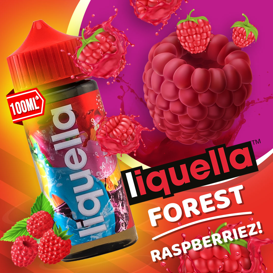 MIX & SHAKE - LIQUELLA 50/80ML - FOREST RASPBERRIEZ! (ΣΜΕΟΥΡΟ ΜΕ ΑΠΑΛΗ ΜΕΝΤΑ)