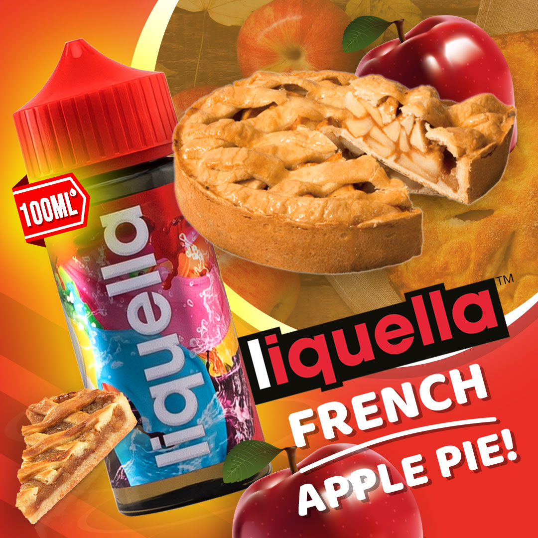 MIX & SHAKE - LIQUELLA 50/80ML - FRENCH APPLE PIE! (ΠΑΡΑΔΟΣΙΑΚΗ ΜΗΛΟΠΙΤΑ)