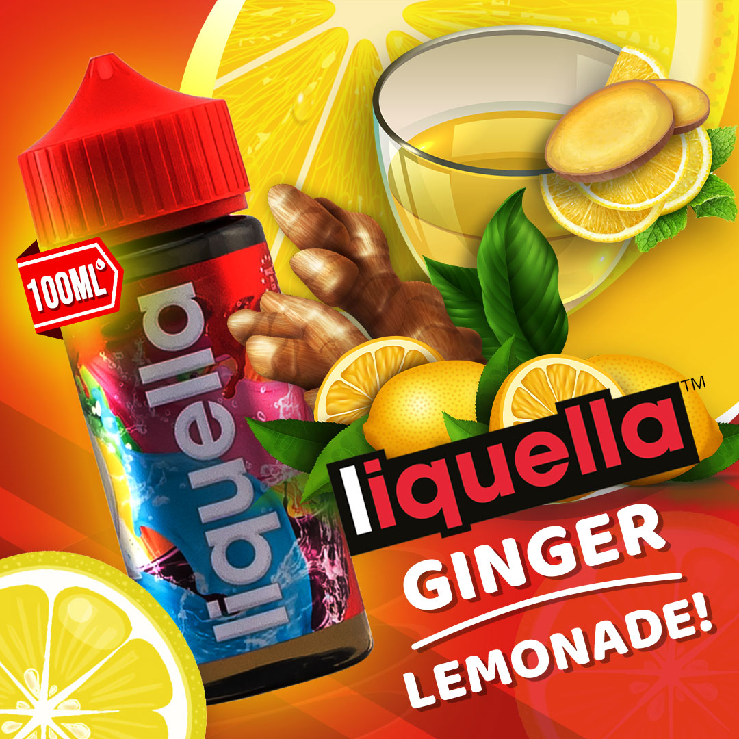 MIX & SHAKE - LIQUELLA 50/80ML - GINGERLEMONADE! (ΤΖΙΝΤΖΕΡ & ΛΕΜΟΝΑΔΑ)