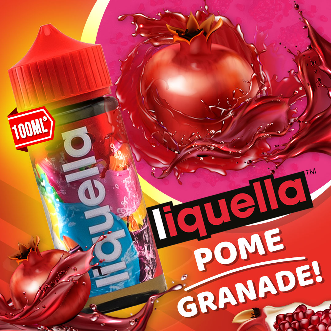 MIX & SHAKE - LIQUELLA 50/80ML - POME GRANADE! (ΑΝΑΖΩΟΓΟΝΗΤΙΚΟ ΡΟΔΙ)