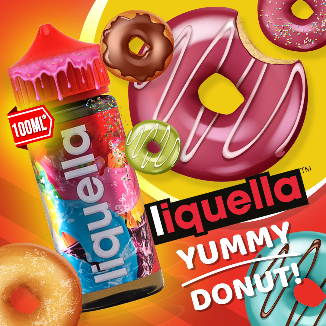 MIX & SHAKE - LIQUELLA 50/80ML - YUMMY DONUT! (ΠΕΝΤΑΝΟΣΤΙΜΟ ΝΤΟΝΑΤ)