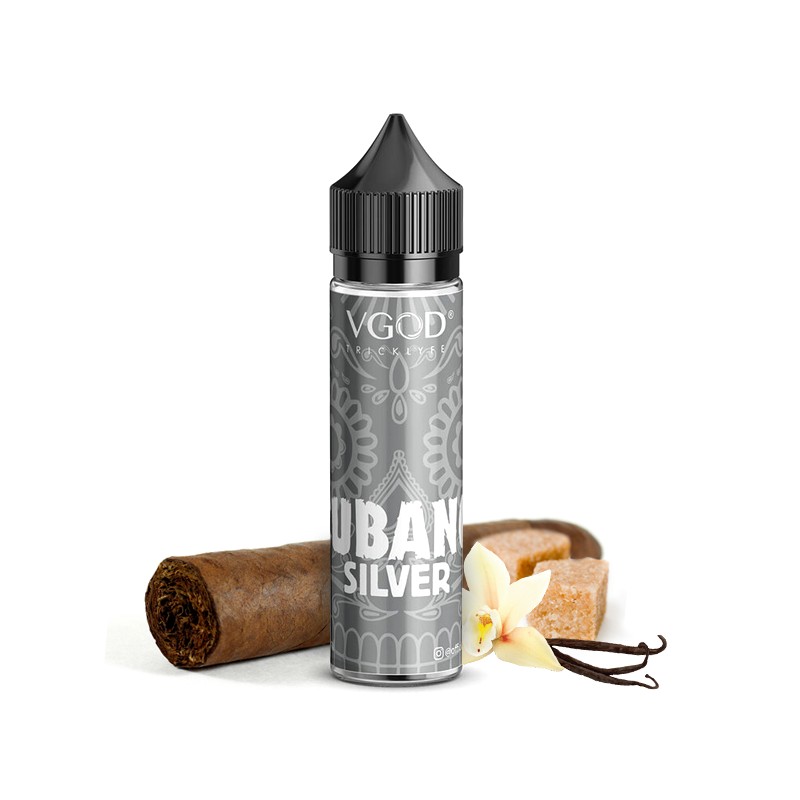 MIX & SHAKE - VGOD 20/60ML CUBANO SILVER (ΚΟΥΒΑΝΕΖΙΚΟ ΠΟΥΡΟ/ΚΡΕΜΑ ΒΑΝΙΛΙΑΣ/ΜΠΑΧΑΡΙ/ΜΕΛΙ/ΚΑΡΑΜΕΛΩΜΕΝΗ ΜΑΥΡΗ ΖΑΧΑΡΗ)