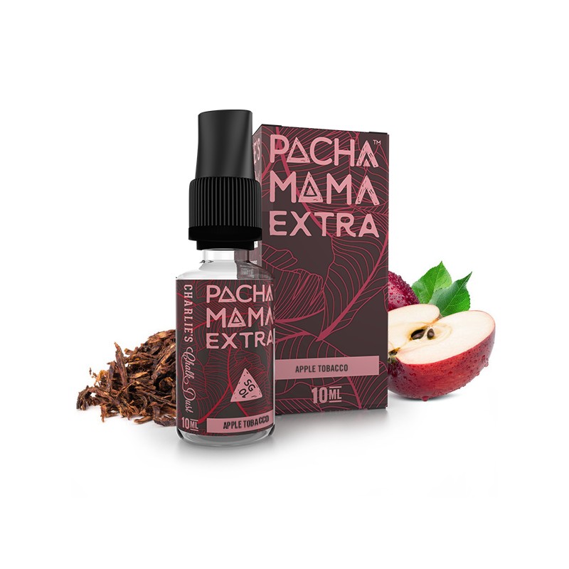 MIX & SHAKE - CHARLIE'S CHALK DUST 10/20ML PACHA MAMA EXTRA APPLE TOBACCO (ΗΠΙΟΣ ΚΑΠΝΟΣ/ΠΡΑΣΙΝΟ ΜΗΛΟ)