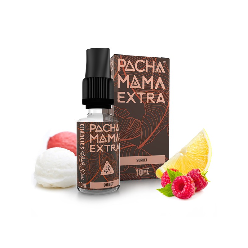 MIX & SHAKE - CHARLIE'S CHALK DUST 10/20ML PACHA MAMA EXTRA SORBET (ΛΕΜΟΝΙ/ΣΜΕΟΥΡΟ/ΜΕΝΘΟΛΗ)