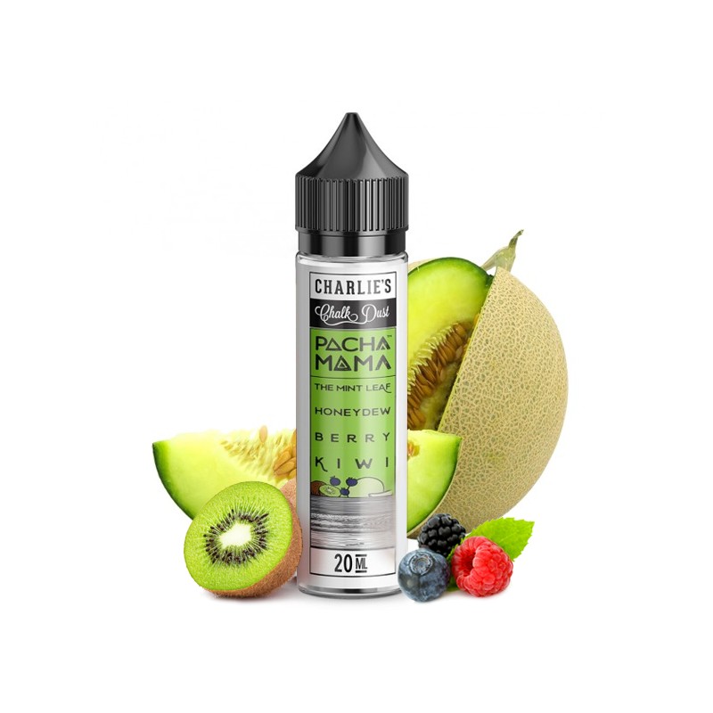 MIX & SHAKE - CHARLIE'S CHALK DUST 20/60ML PACHA MAMA THE MINT LEAF HONEYDEW BERRY KIWI (ΠΕΠΟΝΙ/ΜΟΥΡΑ/ΑΚΤΙΝΙΔΙΟ/ΜΕΝΤΑ)