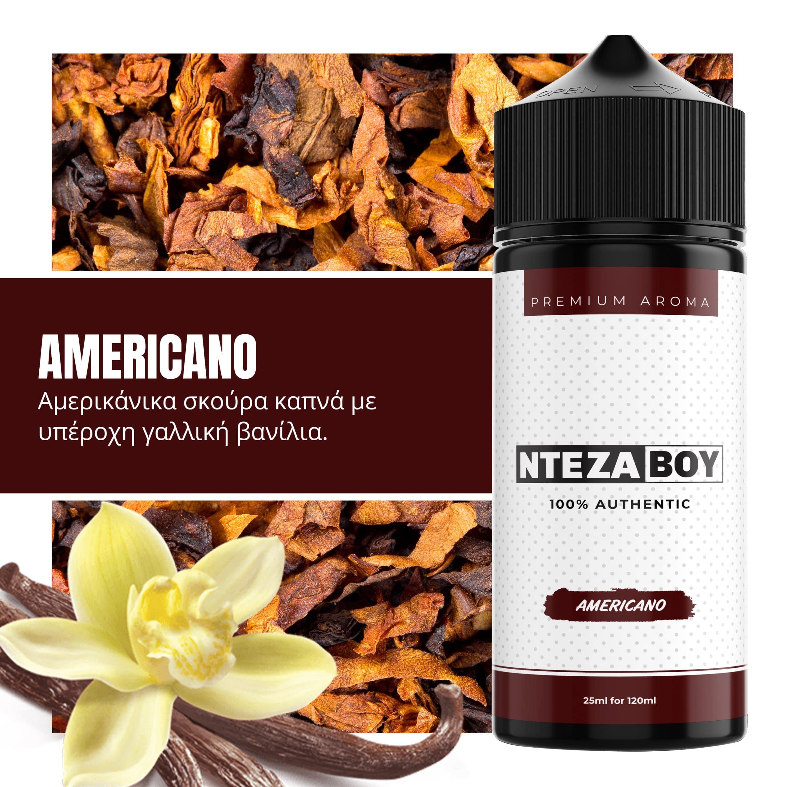 MIX & SHAKE - FLAVOURIST 25/120ML - DEJAVU AMERICANO (ΑΜΕΡΙΚΑΝΙΚΑ ΣΚΟΥΡΑ ΚΑΠΝΑ & ΓΑΛΛΙΚΗ ΒΑΝΙΛΙΑ)