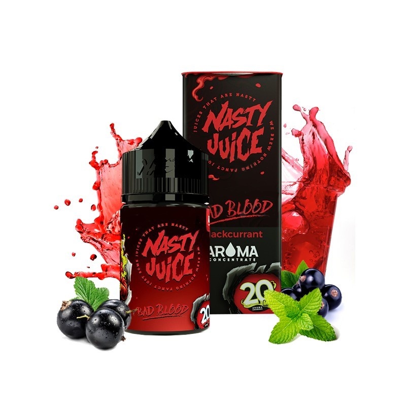 MIX & SHAKE - NASTY JUICE 20/60ML BAD BLOOD (ΦΡΑΓΚΟΣΤΑΦΥΛΟ/ΑΠΑΛΗ ΜΕΝΤΑ)