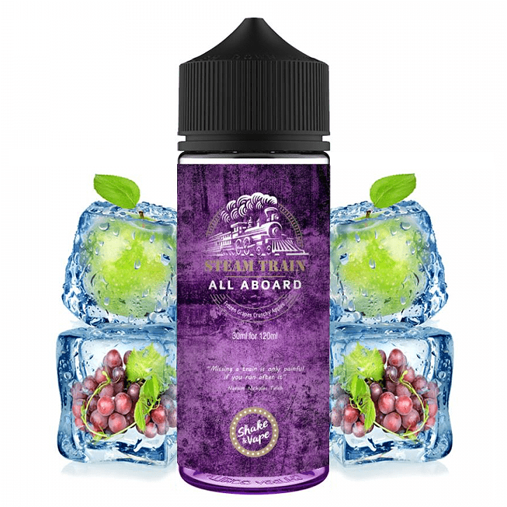 MIX & SHAKE - STEAM TRAIN 30/120ML - ALL ABOARD - * TPD *