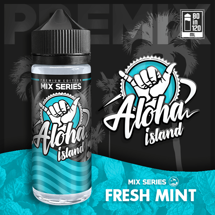 MIX & SHAKE - ALOHA ISLAND 80/120ML FRESH MINT * TPD *