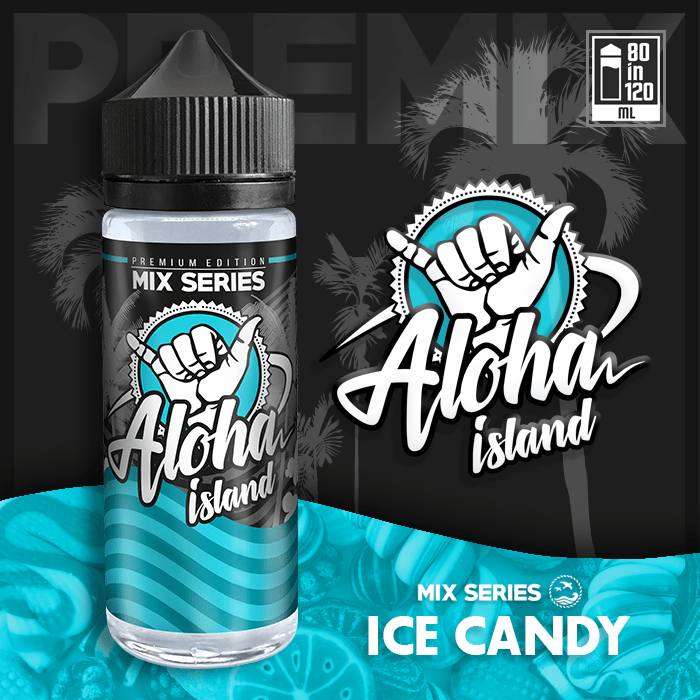 MIX & SHAKE - ALOHA ISLAND 80/120ML ICE CANDY * TPD *