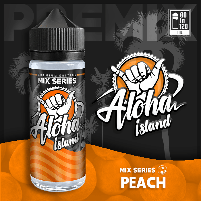 MIX & SHAKE - ALOHA ISLAND 80/120ML PEACH * TPD *