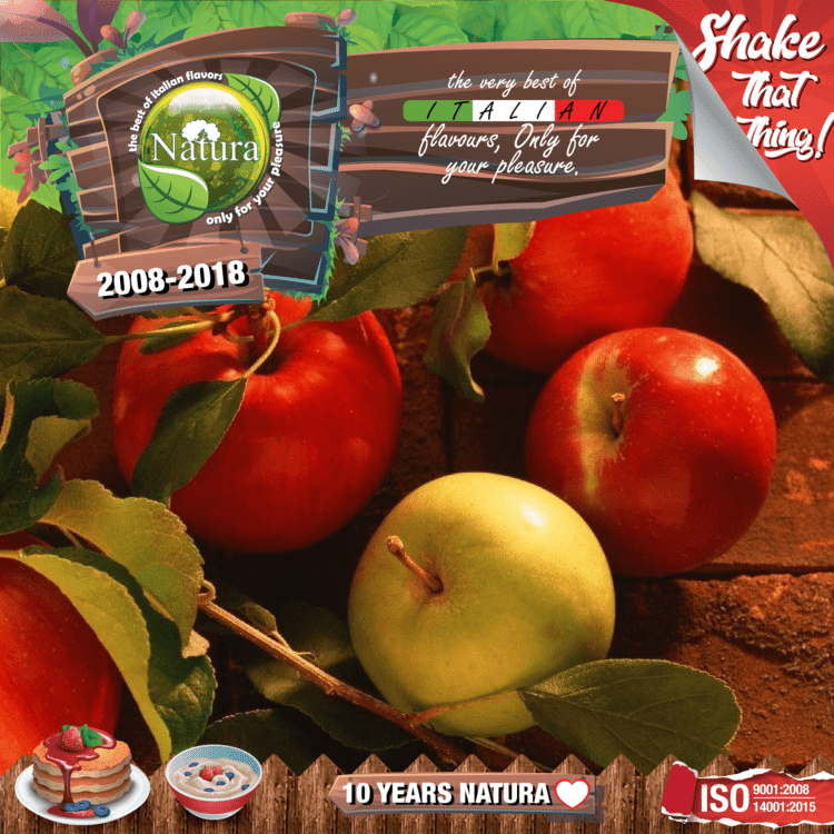 MIX & SHAKE - NATURA SPECIAL 60/100ML - OH THEM APPLEZ! (ΑΠΟΛΥΤΗ ΙΣΟΡΡΟΠΙΑ ΓΛΥΚΩΝ ΚΟΚΚΙΝΩΝ ΚΑΙ ΞΙΝΩΝ ΠΡΑΣΙΝΩΝ ΜΗΛΩΝ)