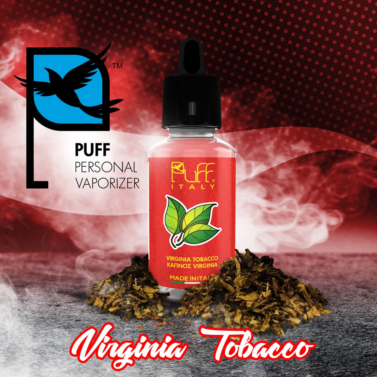 MIX & SHAKE - PUFF ITALY 40/50ML - ΚΑΠΝΟΣ ΒΙΡΤΖΙΝΙΑ ( VIRGINIA TOBACCO ) - * TPD *