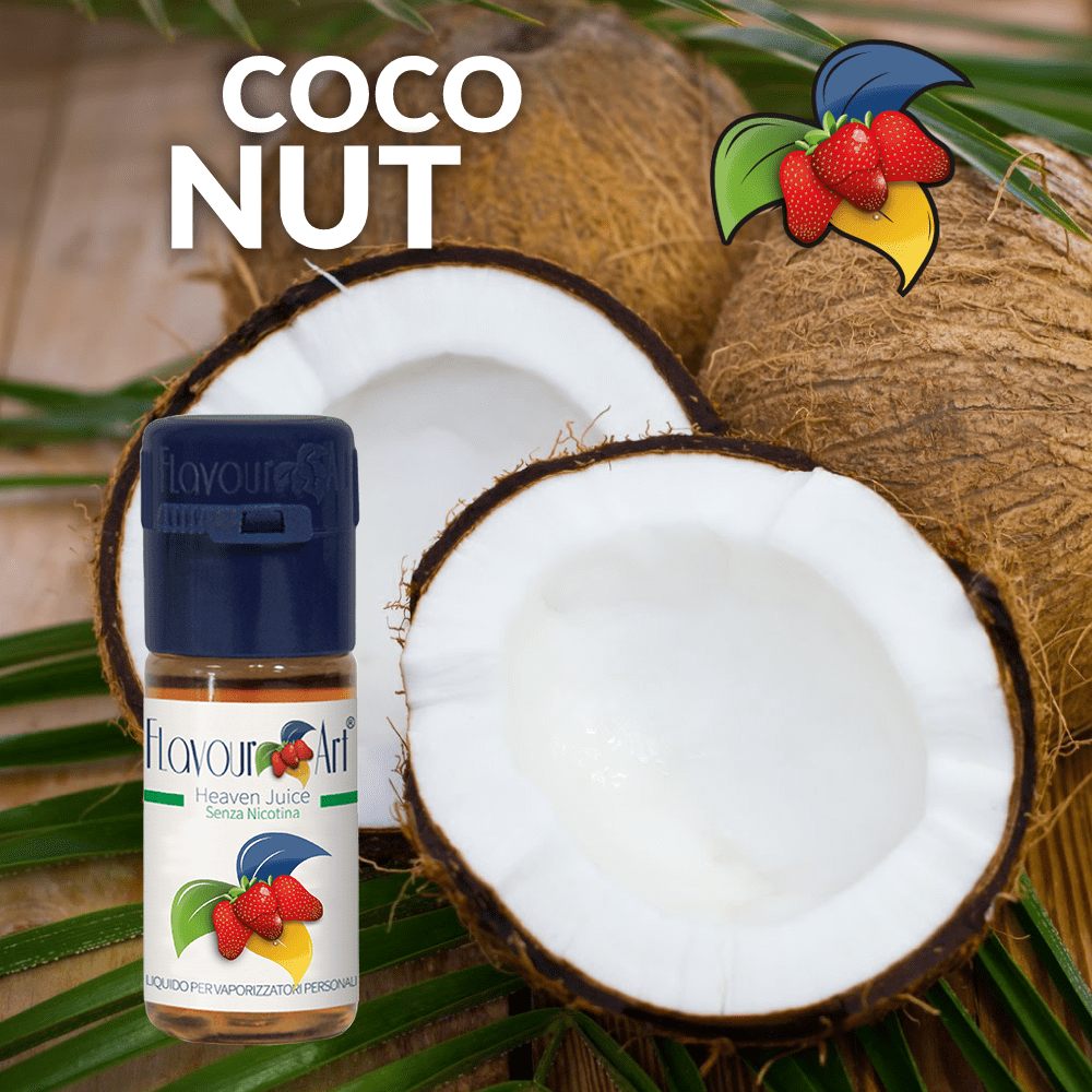 ELIQUID - 10ML - FLAVOURART ITALY - COCO ( ΚΑΡΥΔΑ ) 4.5mg