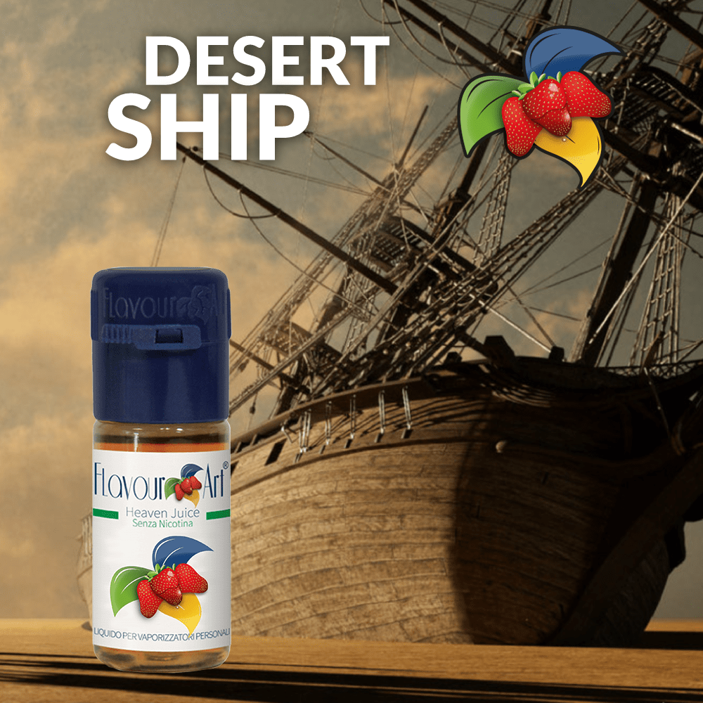 ELIQUID - 10ML - FLAVOURART ITALY - DESERT SHIP ( ΤΟΥΡΚΙΚΟΣ ΚΑΠΝΟΣ ) 4.5mg