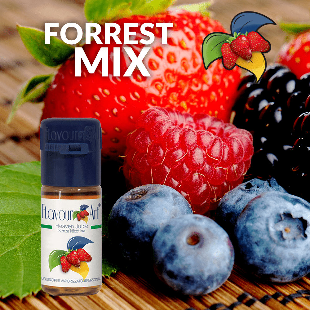 ELIQUID - 10ML - FLAVOURART ITALY - FORREST MIX ( FORREST BOOM )( ΦΡΟΥΤΑ ΤΟΥ ΔΑΣΟΥΣ ) 0mg