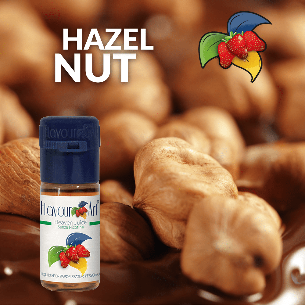 ELIQUID - 10ML - FLAVOURART ITALY - HAZEL GROVE ( ΦΟΥΝΤΟΥΚΙ ) 0mg