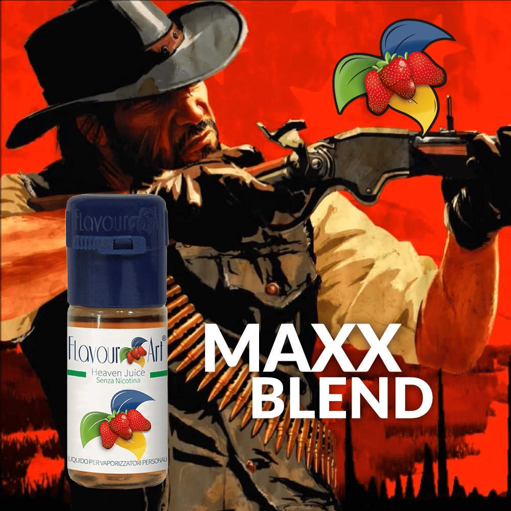 ELIQUID - 10ML - FLAVOURART ITALY - MAXX BLEND ( ΑΜΕΡΙΚΑΝΙΚΟΣ ΓΛΥΚΟΣ & ΠΙΚΑΝΤΙΚΟΣ ΚΑΠΝΟΣ ) 18mg