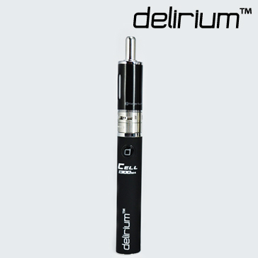 KIT - Kanger Aerotank Mow & delirium Cell 1300mAh Μπαταρία ( Μεταβλητή Ροή Αέρα eGo / eVod APV Kit - ΜΑΥΡΟ )