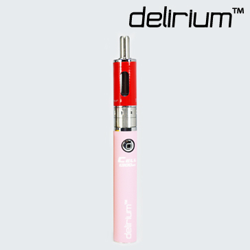 KIT - Kanger Aerotank Mow & delirium Cell 1300mAh Μπαταρία ( Μεταβλητή Ροή Αέρα eGo / eVod APV Kit - ΡΟΖ )