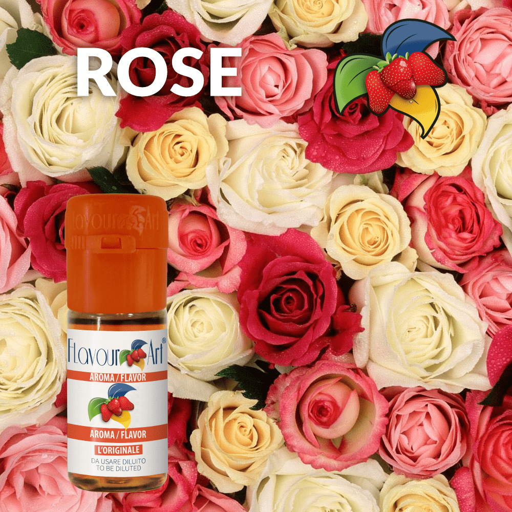 D.I.Y. - ΑΡΩΜΑ - 10ML - FLAVOURART ITALY - ROSE - ΤΡΙΑΝΤΑΦΥΛΛΟ - 2.5%