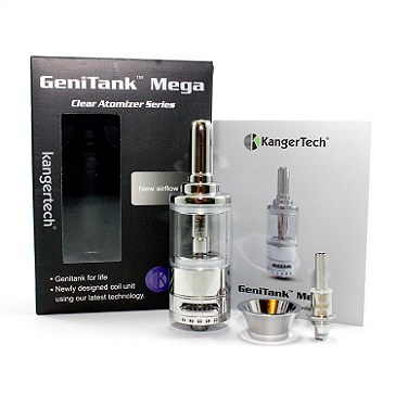 ΑΤΜΟΠΟΙΗΤΉΣ - KANGER Genitank Mega BDC Clearomizer - 3.8ML Χωρητικότητα - 100% Αυθεντικός