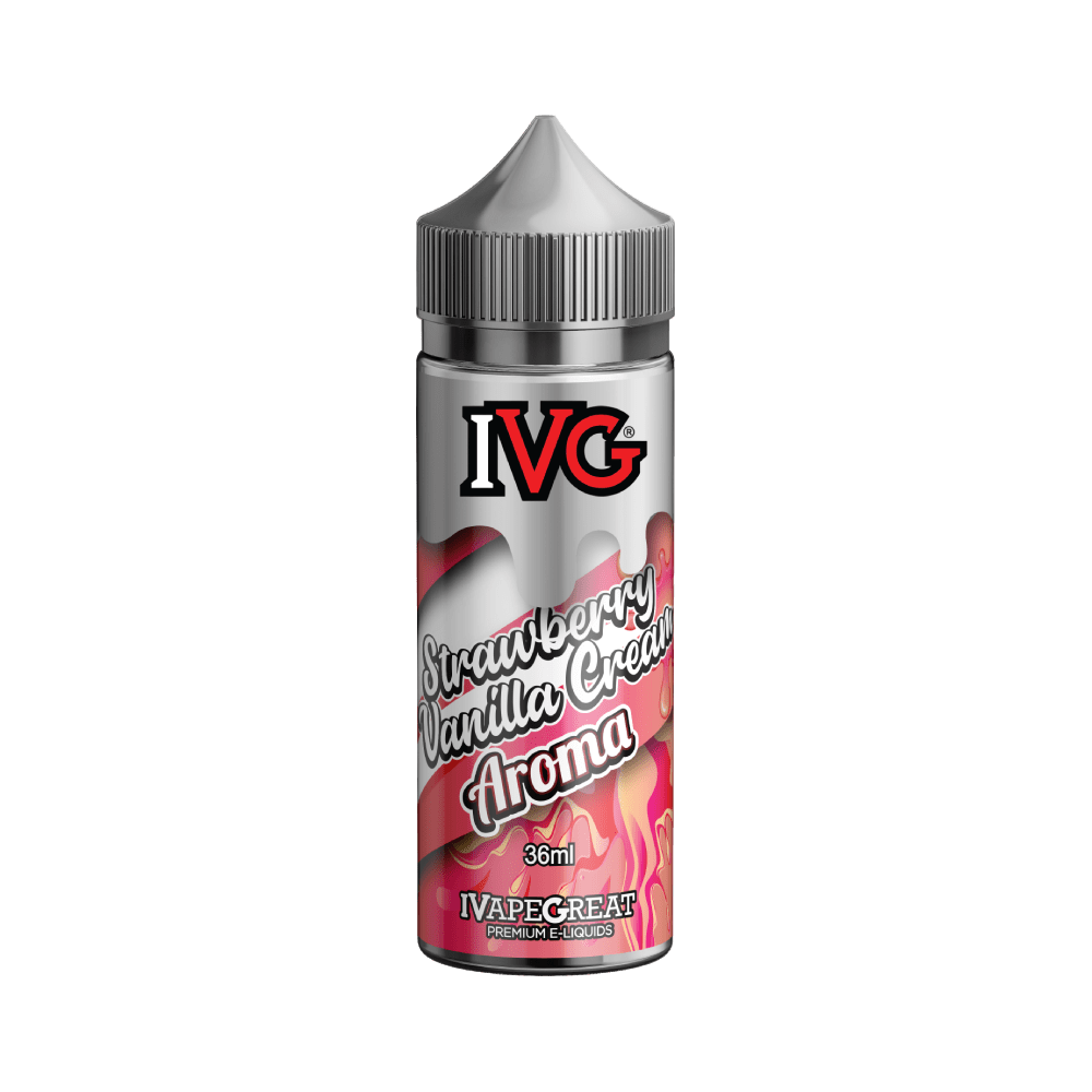 MIX & SHAKE - IVG 36/120ML STRAWBERRY VANILLA CREAM (ΦΡΑΟΥΛΑ/ΒΑΝΙΛΙΑ/ΚΡΕΜΑ)