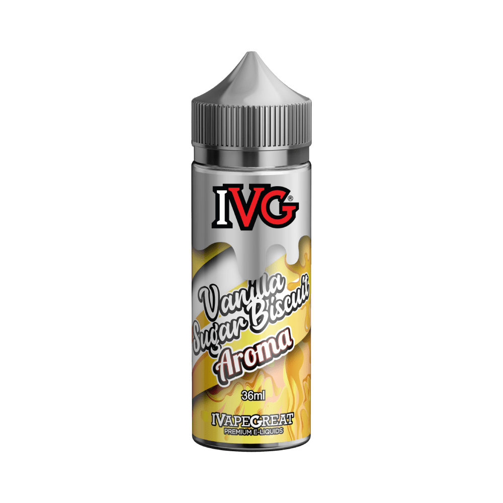 MIX & SHAKE - IVG 36/120ML VANILLA SUGAR BISCUIT (ΜΠΙΣΚΟΤΟ ΒΟΥΤΥΡΟΥ/ΠΛΟΥΣΙΑ ΒΑΝΙΛΙΑ)