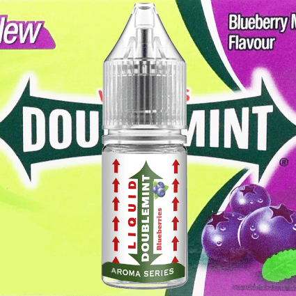 D.I.Y. - ΑΡΩΜΑ - 10ML - DELICIOUS - LIQUID DOUBLEMINT BLUEBERRIES ( Dosage %7-14 ) - 10ML