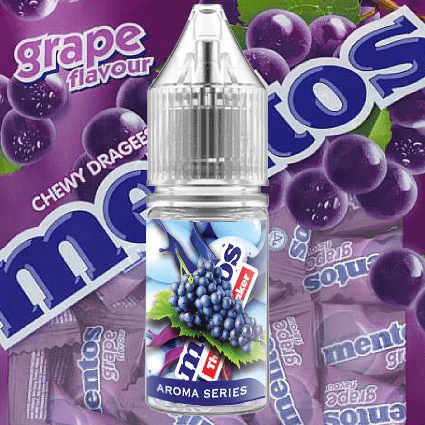 D.I.Y. - ΑΡΩΜΑ - 10ML - DELICIOUS - MENTOS GRAPE ( Dosage %7-14 ) - 10ML