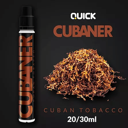 MIX & SHAKE - QUICK 20/30ML CUBANER ( CUBAN TOBACCO ) * TPD *