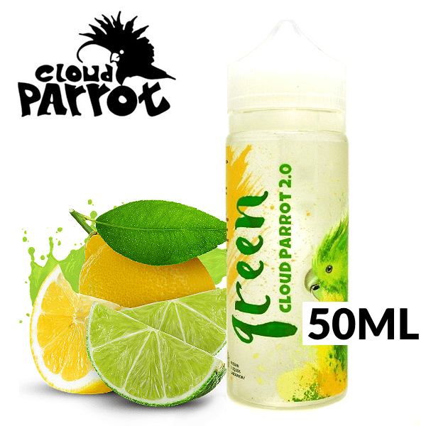 MIX & SHAKE - CLOUD PARROT 50/60ML GREEN ( LEMON LIME ) * TPD *