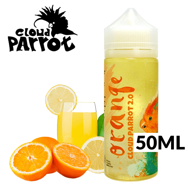 MIX & SHAKE - CLOUD PARROT 50/60ML ORANGE ( ORANGE LEMONADE ) * TPD *