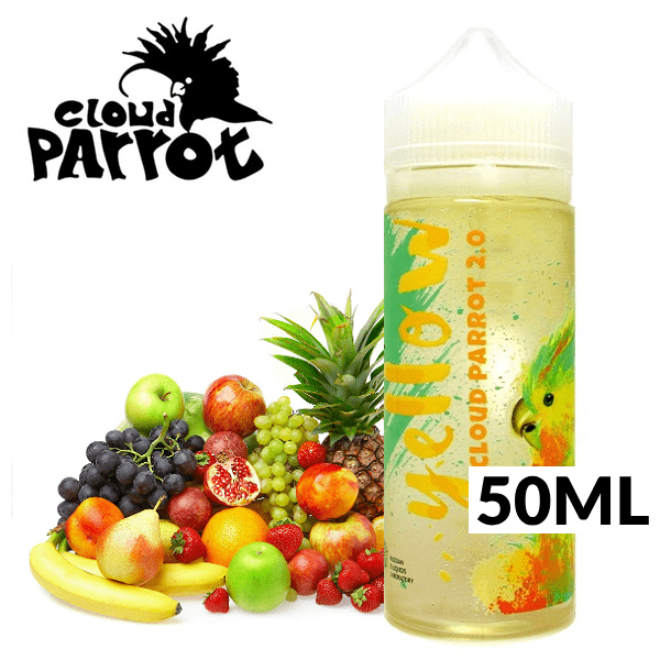 MIX & SHAKE - CLOUD PARROT 50/60ML YELLOW ( FRUIT MIX ) * TPD *