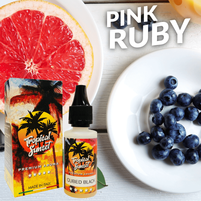 MIX & SHAKE - TROPICAL SUNSET 10/20ML PINK RUBY (ΓΚΡΕΙΠΦΡΟΥΤ & ΜΥΡΤΙΛΟ) * TPD *