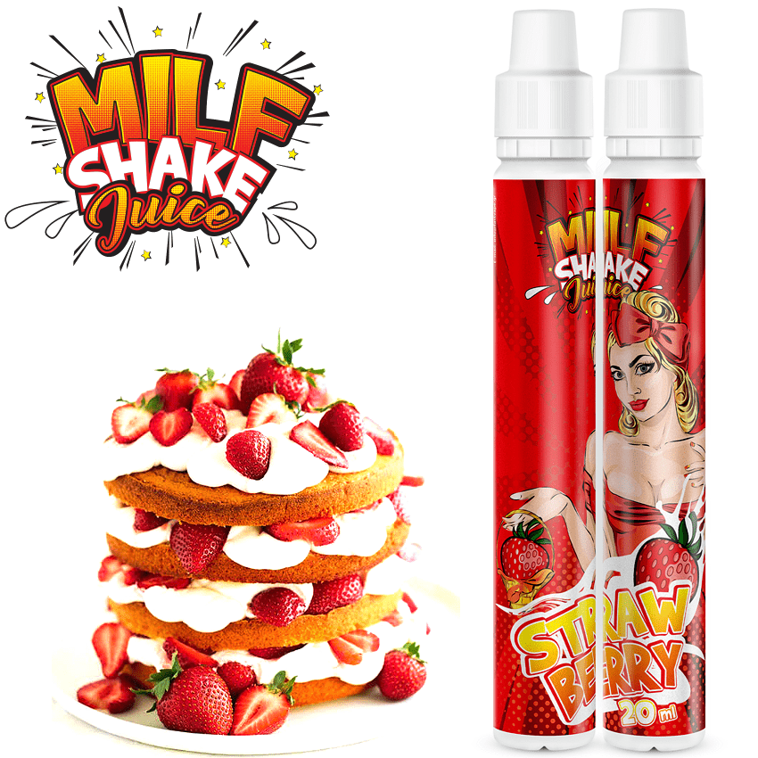 MIX & SHAKE - MILF SHAKE 20/30ML - STRAWBERRY - * TPD *