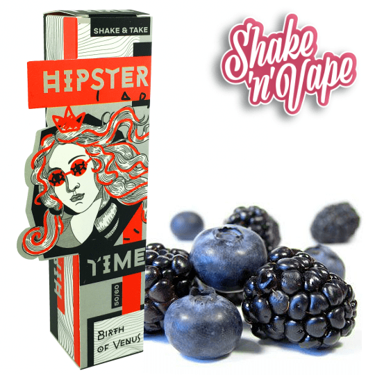 MIX & SHAKE - HIPSTER TIME 50/60ML - BIRTH OF VENUS ( BLUE BERRY BLACK CURRANT ) - * TPD *