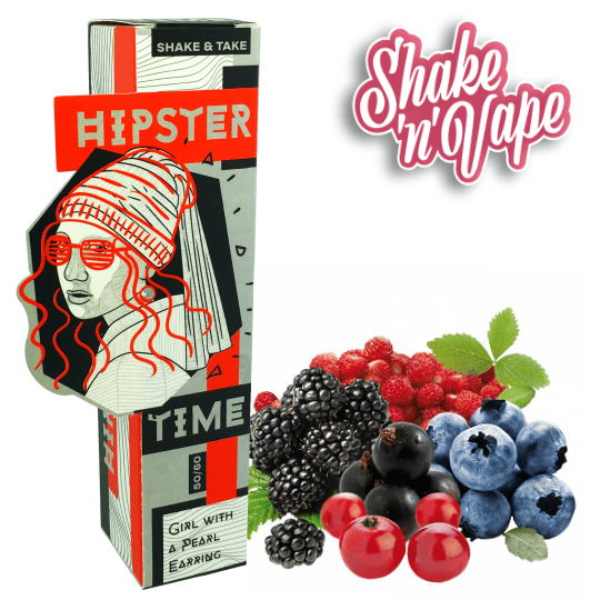 MIX & SHAKE - HIPSTER TIME 50/60ML - GIRL WITH A PEARL EARRING ( FOREST BERRY ) - * TPD *